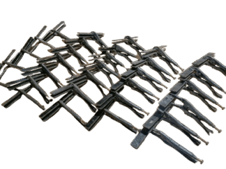 Lukkopihdit leveällä leualla